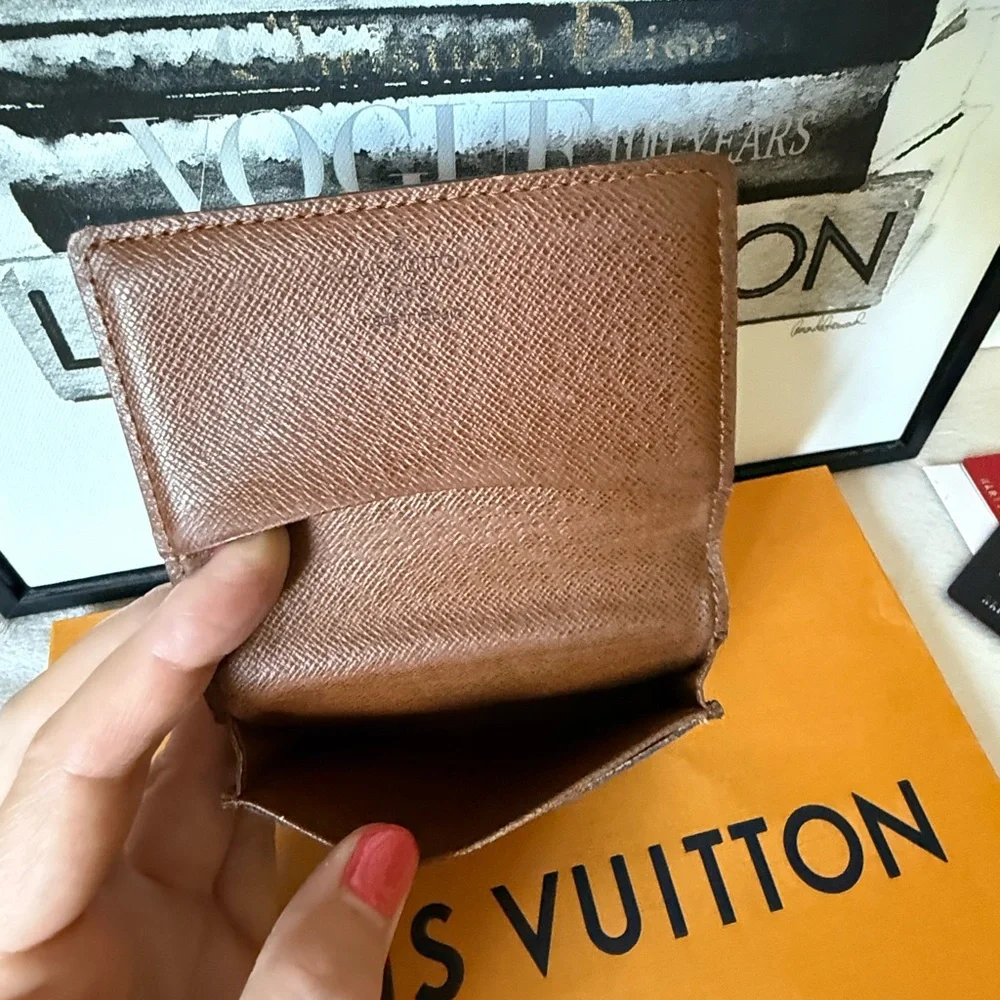 Louis Vuitton Brown Monogram Card Case Mini Wallet - Picture 10 of 16